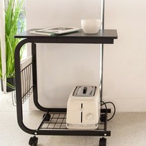 사이드테이블 미용실 티테이블 이동식 쇼파용 침대 간이 테이블