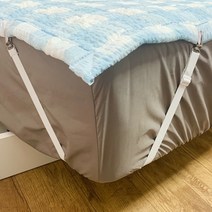 매트리스 집게 침대커버 고정밴드 밀림방지 시트커버 집개 2개세트, 블랙 2개 1세트