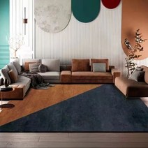 인테리어 거실 매트 욕실 발판 카펫트 러그 북유럽 조명 럭셔리 소파 커피 테이블 넓은 공간 카펫 심플한 침실 침대 옆 미끄럼 방지 세탁 가능 바닥, 3_140x200cm