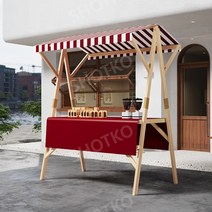 가판대 매대 플리마켓 잡지 과일진열 행사, ., 120 x60 x200 레드2