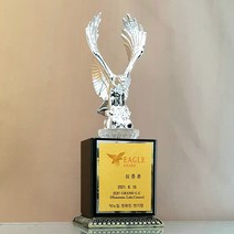 우진아썸 골프트로피 이글패 싱글패 홀인원패 골프대회트로피 케이트로피 WE204(실버 청동), 실버