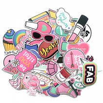 [당일발송] 여행 캐리어 스티커 노트북 스트릿 로고컬렉션 100장 한세트 [균일가], A4. 콤보에디션 D 100장