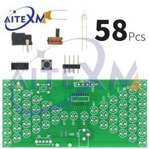 전자회로 키트 책 홍릉 퍼스트북 로호사 전자 모래 시계 DIY 키트 재미있는 전기 생산 LED 램프 이중 레, 한개옵션0