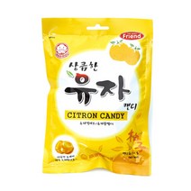 상큼한 유자 캔디 100g, 1봉지