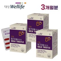 대상 웰라이프 밀크씨슬 30캡슐 비타민B1 B2 B6 B12 나이아신 엽산 밀크시슬 실리마린 직장인 여성 남성 간건강, 3박스