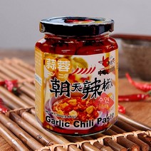 [수연중국식품] 쏸룽 초우탠죠 다진마늘 고추 갈릭 칠리페이스트(280g), 1병