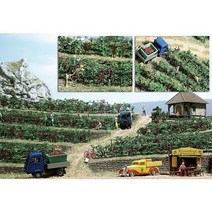 Busch 1200 디오라마 미니어처 포도밭 포도나무 모형 세트