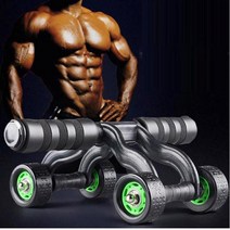 남녀 공용 홈트 헬스 셀프 복근 슬라이드 기구 아령 덤벨 이두 삼두 운동 근손실, 블랙(그린)