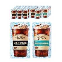 칸타타 아이스 230ml 블랙커피x20팩+바닐라 아메리카노x10팩