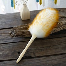 천연 양모 타조털 먼지털이개 먼지떨이 사이즈다양, 양모 L사이즈
