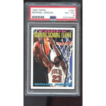 NBA 마이클조던 카드1993-94 탑스 384 마이클 조던 psa 8등급 농구 득점 선두 nba 1993 1994 시카고 불스 93 94
