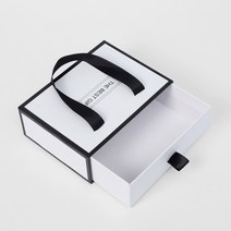 더베스트 선물상자 기프트백(화이트) (17cmx12.5cm) 가정용 업소용 추천 UBD00044TW, 제목색상또는랜덤