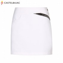 [까스텔바작] (여성)스트레치 로고 프린트 테잎 큐롯_BG0FCU501_WH