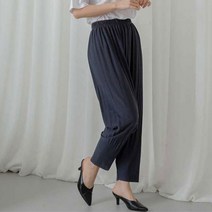 데일리 편한 사이즈 바지 세련된 단색 플리츠 승마주름팬츠 홈웨어