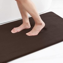 실리콘 목욕 매트 미끄럼 방지 샤워 욕실 러그 메모리폼 카펫 부드러운 발 돌 바닥 초흡수성 빠른 건조, 3 brown