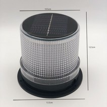 마그네틱 옥외태양광 레드블루 경고등 태양광경광등 공사안전용품, 옵션8