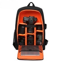 카메라백팩 캐논 DSLR 카메라 가방 배낭 방수 비디오 디지털 다기능 야외 사진 케이스, 빨간색 작은