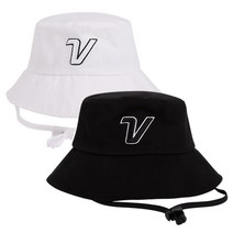 [VOLVIK] 볼빅 V로고 남여공용 프리미엄 골프 버킷햇, 볼빅 버킷햇_화이트, 볼빅 버킷햇_화이트