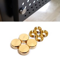카런 고급형 메탈 피스마감재 볼트캡 (골드 4개한세트)