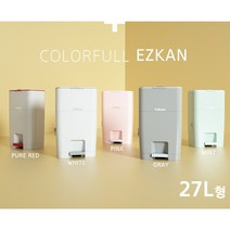 쓰레기통 집들이 센스 있는 선물 세트 10리터 20리터 30리터 쓰레기통 부모님 선물 인테리어 휴지통 강아지 배변패드 배변봉투, 본체27L(그레이)+리필봉투1롤