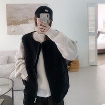 애플망고옷장 겨울 가벼운 양털 덤블 원이조끼 베스트