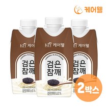케어웰 검은참깨 (200ml x 18팩) x 2박스 환자식 균형영양식 식사대용, 36팩, 200ml