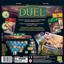7 Wonders Duel 보드게임(BASE GAME) 2인용 보드게임 전략 보드게임, 세트