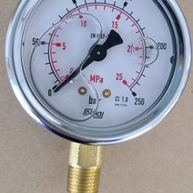 아나로그 국산 압력게이지 압력계63mm 0~250bar PT1/4