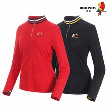 [마코 SALE] (여성)반집업하운드투쓰패턴티셔츠_MJW3TH30