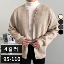 남자 골지 반폴라 니트 티셔츠 12컬러 95-110 (1540-1)