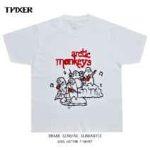 봄 여름 남성 빈티지 락밴드 티셔츠 악틱 몽키즈