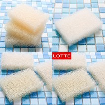 마트498 고기능 필터수세미 12X8 3P 주방 물때제거 타일청소 싱크대 설거지 코팅팬세척 스펀지 캠핑 바닥닦기