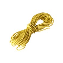 권선코일 구리선18AWG UL1007 PVC 연선 주석 도금 구리 와이어 편리한 업 유연한 34 게이지 300V 전기 케이, 06 YELLOW_02 5m