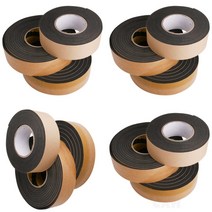 EVA 단면 스폰지테이프 흑색 폭 20MM 두께선택 마찰방지 탄성테이프, 두께1mm