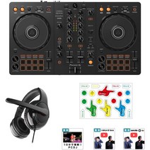 5 큰 장점 헤드폰 세트 파이오니어 DJ DDJ-FLX4 PCDJ 컨트롤러 (REKORDBOX Free), 기본