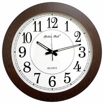 [KT알파쇼핑]GB5011 대형 월넛 원형 벽시계 50cm 제조한국, 단일상품_W015959