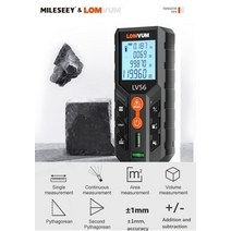 레이저 측정기 텔레스코프 레벨기 Mileseey x5 laser distance meter medidor laser profesional laser distance meter, 협력사, 56레벨, 120m