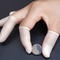 선호리빙 라텍스 골무 손가락 장갑 민자 핑거넵, 50개