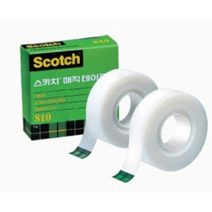 스카치 매직 테이프 리필 18mm x 15m, 반투명, 8