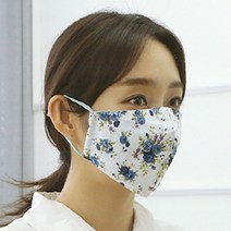 SOGO 커다란 꽃무늬 나염 마스크