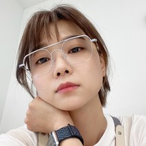 남자 여자 데일리 패션 코받침 조절 클래식 빈티지 투브릿지 보잉 안경테 얼굴형에맞는안경 4가지 컬러