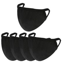 면마스크 5개세트 블랙 국내생산 순면100% 무배, 5개, 1개