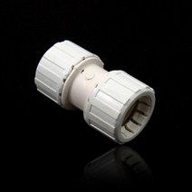 CD 전선관 전선 커플링 연결 소켓 전기자재 난연 백색, 행복한 1