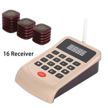 진동벨 호출 시스템 무선 대기열 20 수신기 식당 웨이터 레스토랑 커피 숍, 03 16 Receiver_01 미국