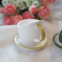 도자기 종이컵 홀더 컵홀더제작 칼라라인 에디션2, 올리브그린