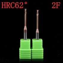 CNC HRC 60 4/2 플루트 소형 엔드 밀 카바이드 텅스텐 스틸 롱 넥 전극 플랫 밀링 절삭 공구 0.2-3mm, 03 HRC62 -2F_06 0.4x4Dx50L-L2