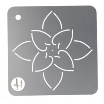 취미 퀼트 diy 도구 DIY 서브 자수 모델 바느질 템플릿 퀼팅 패치워크 스피닝 수제 세트 12x12cm 22x22cm, [07] 12X12CM 1PCS