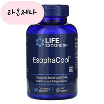 라이프익스텐션 이소파쿨 릴리프 DGL 칼슘 마그네슘 츄어블 60정