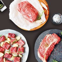 마장동 숙성소고기 구이종합선물세트 1.2kg(등심 안심 부채살 각400g), 상세페이지 참조