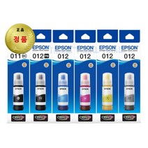 엡손 정품잉크 T07J170 T07K170 T07K270 T07K370 T07K470 T07K570 L8160 L8180, 6색세트